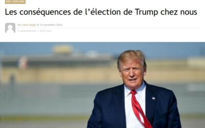 [Médias] Conséquences de l&rsquo;élection de Trump chez nous. Entretien sur le Salon Beige