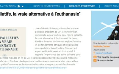 [Médias] Pourquoi les soins palliatifs sont la vraie alternative à l&rsquo;euthanasie ?