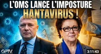 [Média]L&rsquo;OMS prépare le CHAOS SANITAIRE mondial avec l&rsquo;IMPOSTURE hantavirus! | Christine Boutin commente l&rsquo;actualité lors de la matinale de GPTV